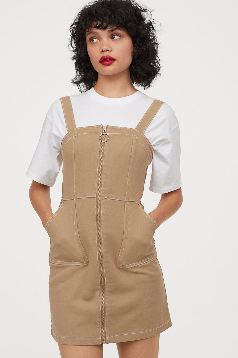 h&m dungaree dress