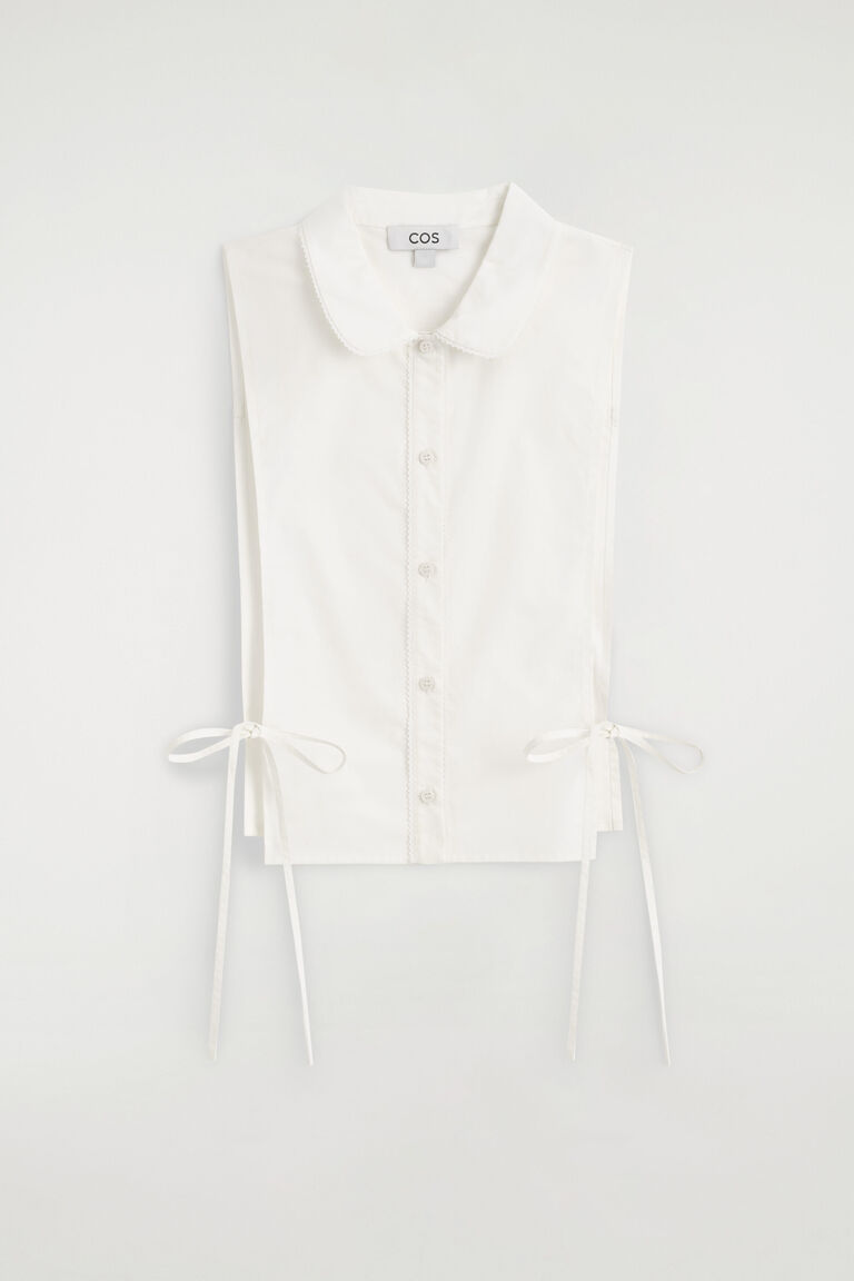 EMBROIDERED COTTON BIB
