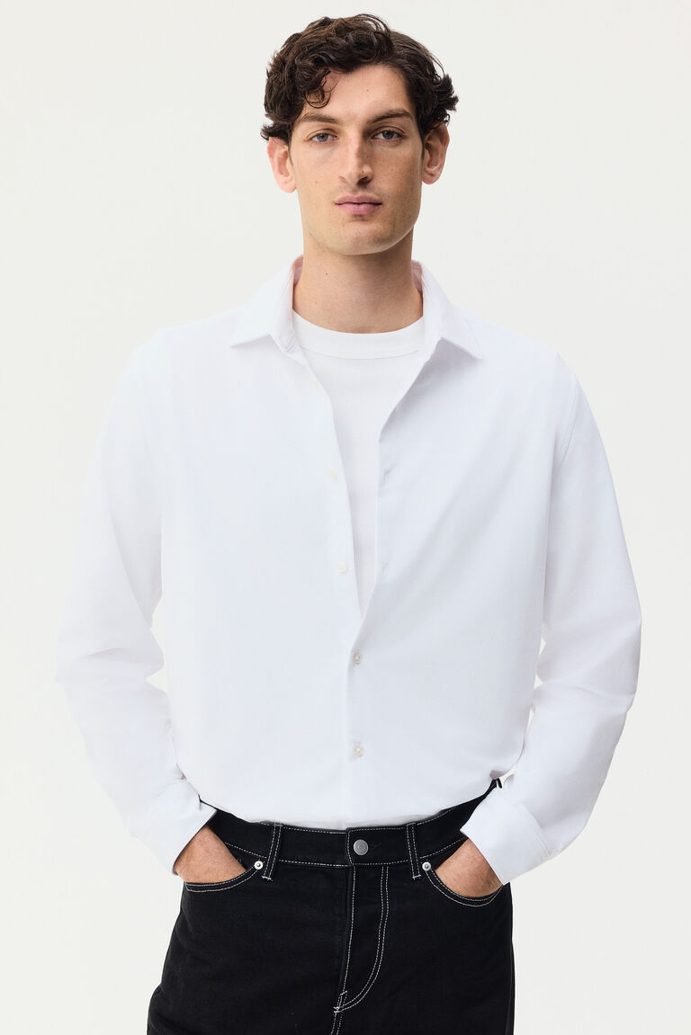 Four-Way Stretch Slim Fit Shirt