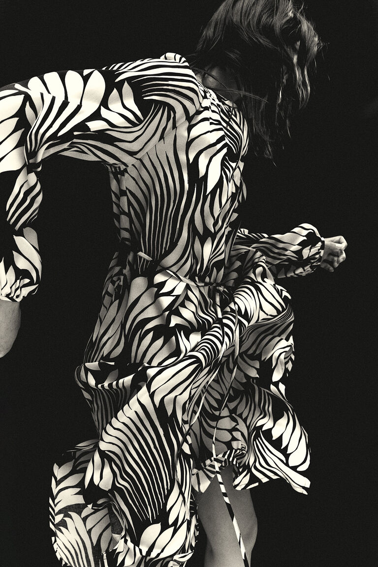 Dress with Balloon Sleeves main image 1
