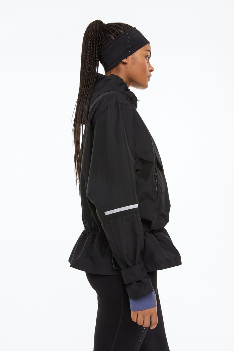 Waterrepellent popover jacket