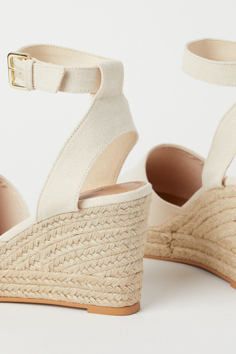 Wedgeheeled espadrilles