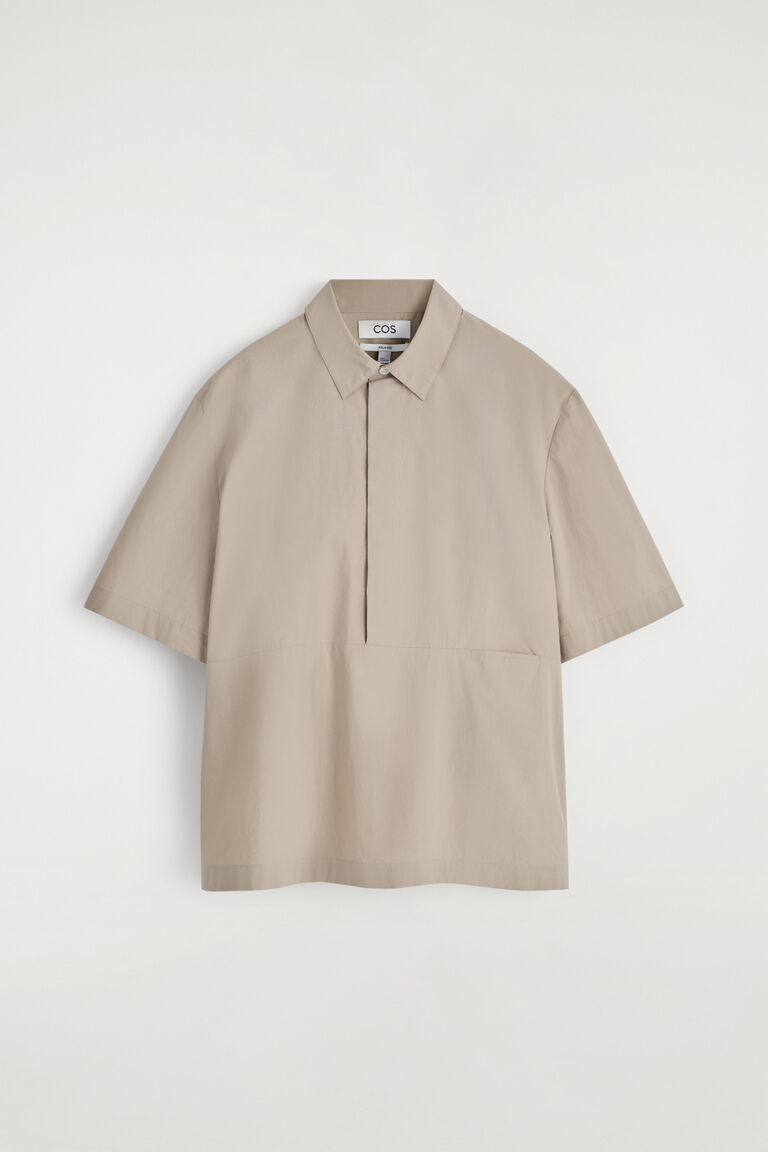 POPOVER COTTON-POPLIN SHIRT
