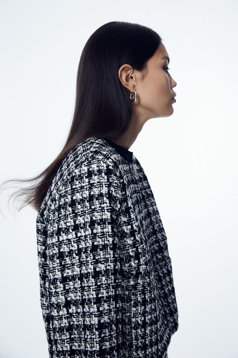 Boucle Jacket Black