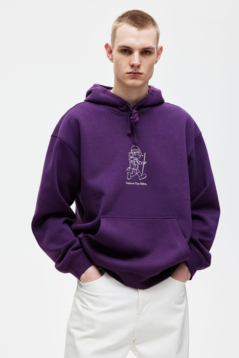 Loose Fit Printed hoodie