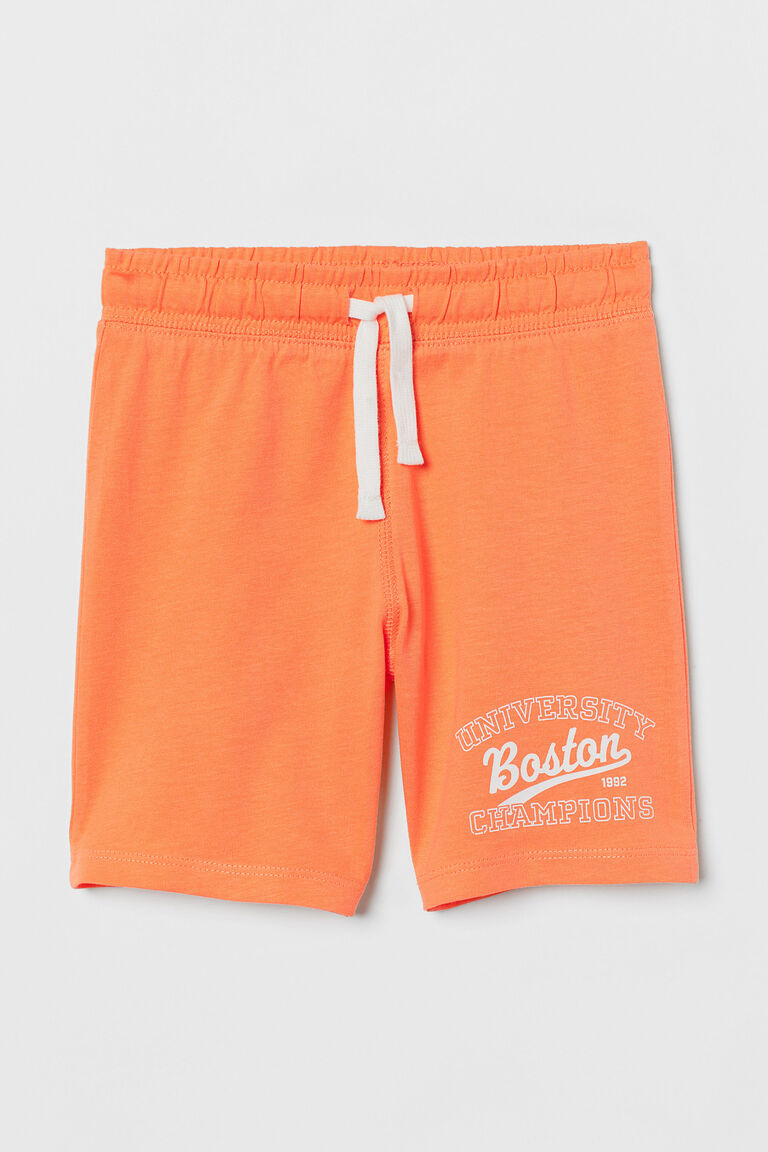 Printed jersey shorts