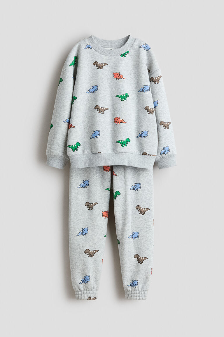 2-piece printed sweatshirt set