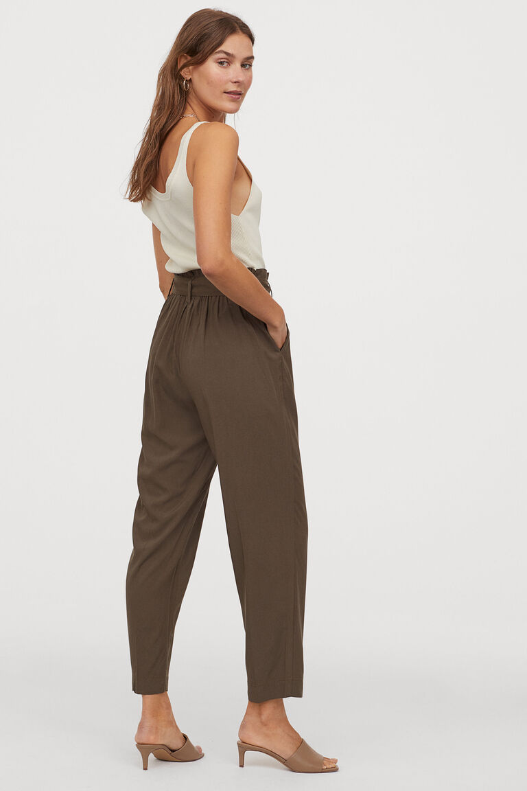 Paper bag trousers
