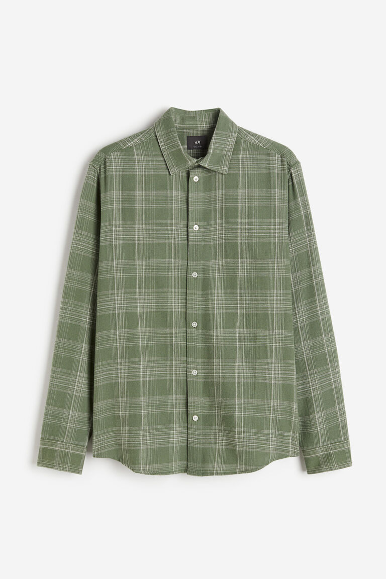 Wool silk milled flannel Regular collar Made to measure