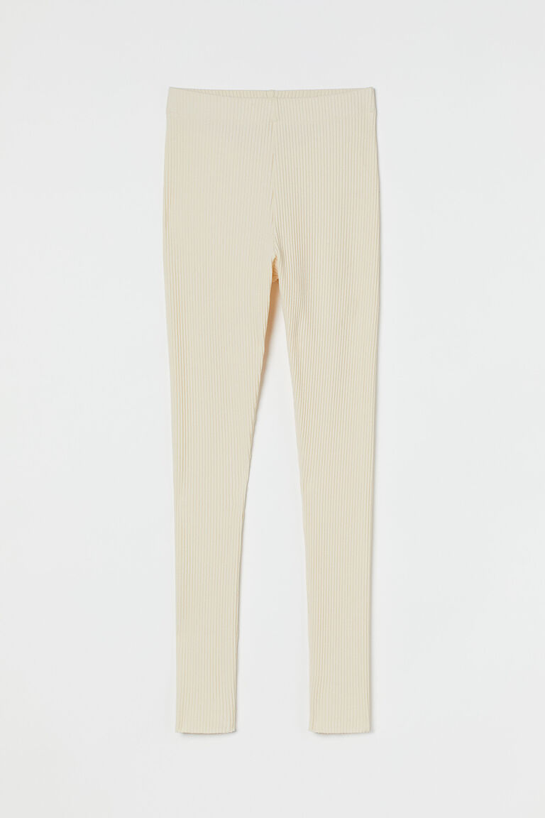 Ribbed leggings