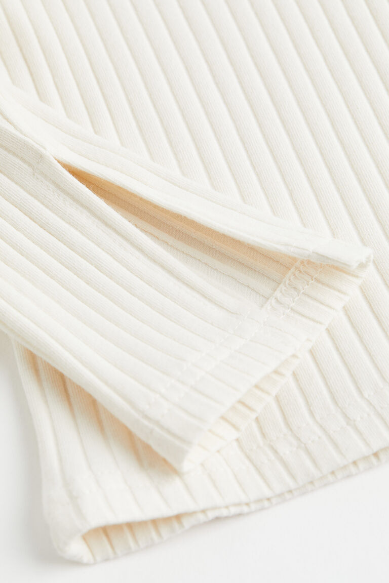 Rib-knit top