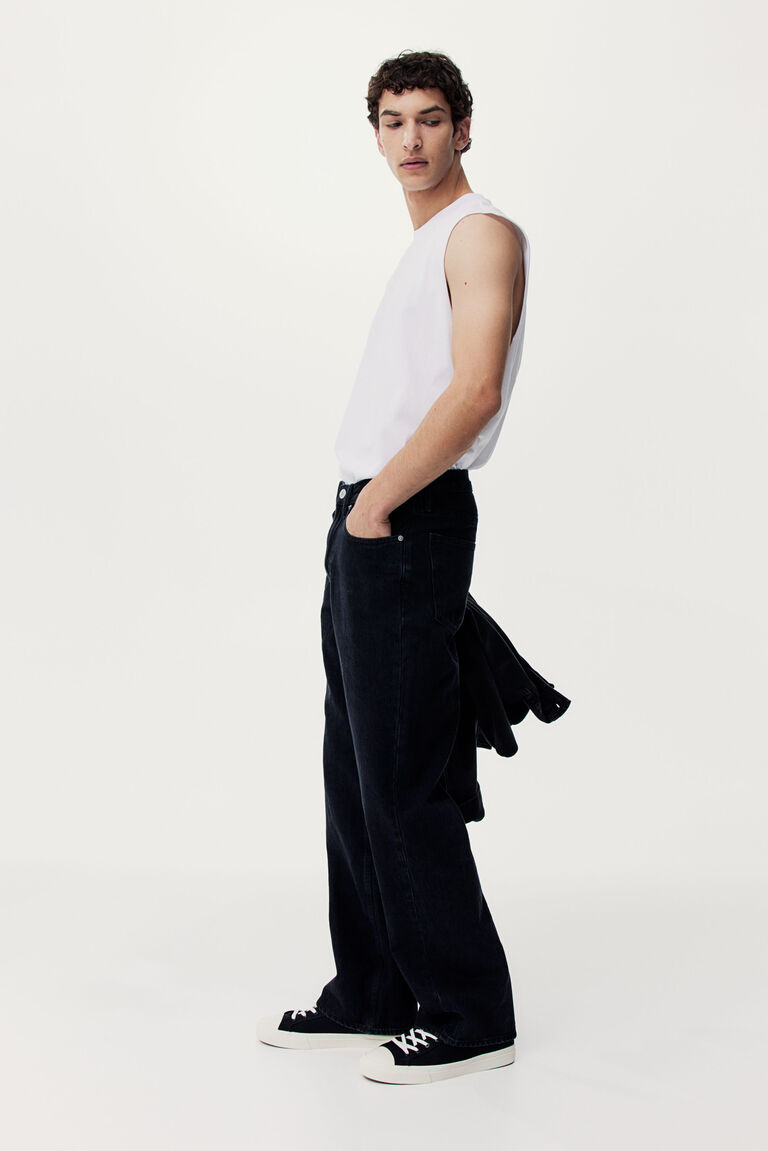 relaxed straight jeans womens