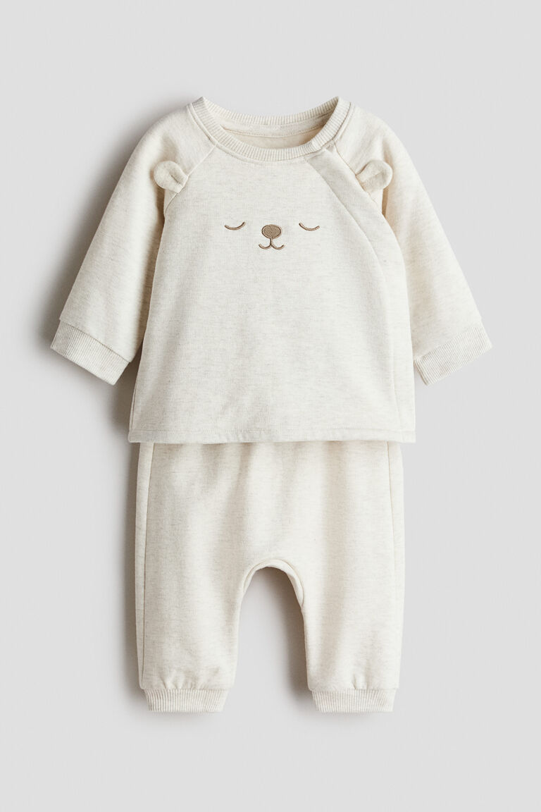 2-piece printed cotton set