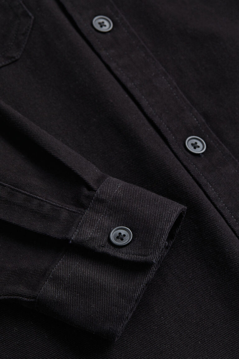 BEACH VIBES: CHARCOAL BLACK REGULAR FIT