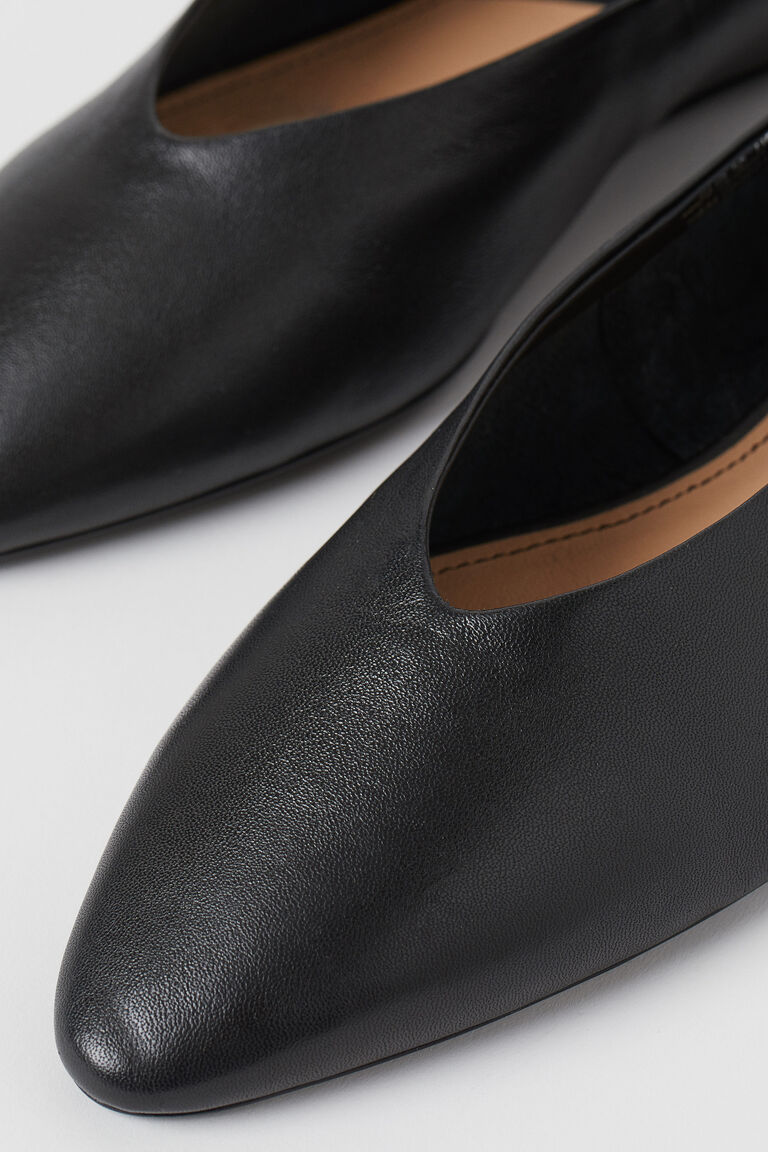 pointed ballet pumps h&m