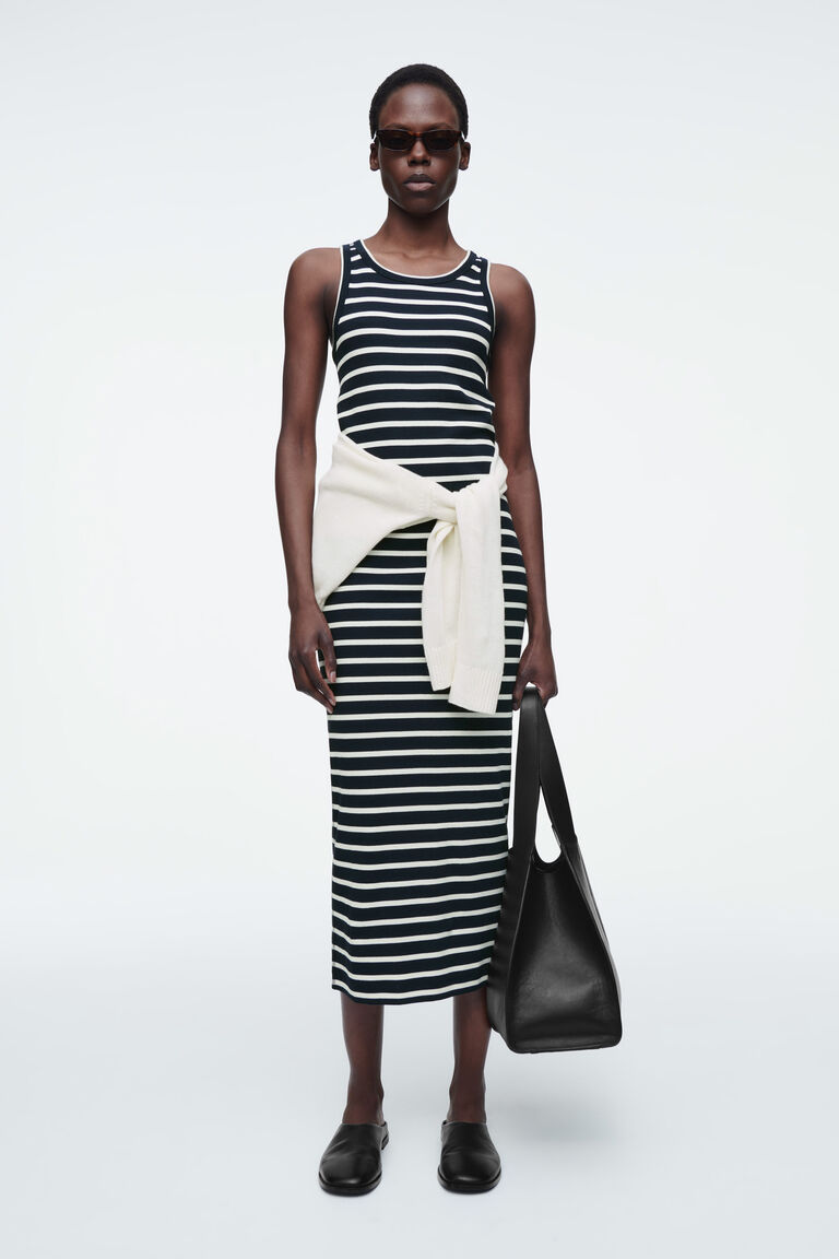 RIBBED TUBE DRESS