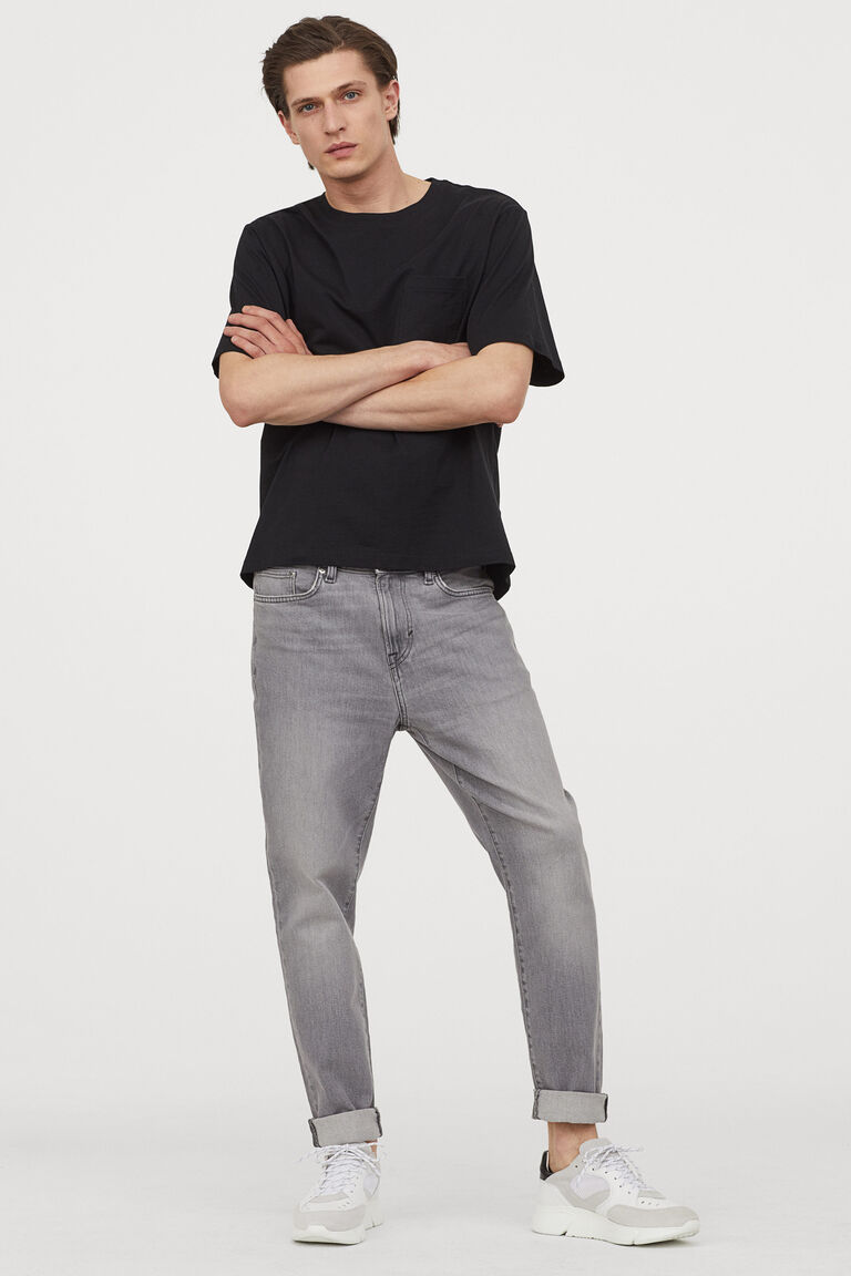 basic tapered jeans