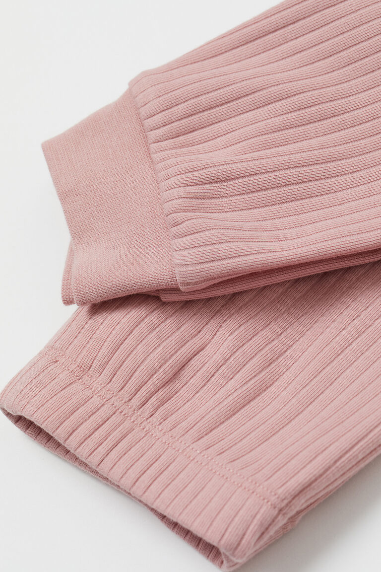 Ribbed cotton pyjamas