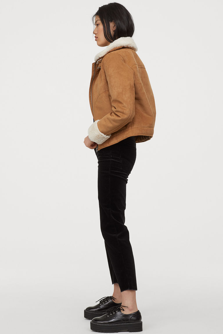 Faux furlined jacket