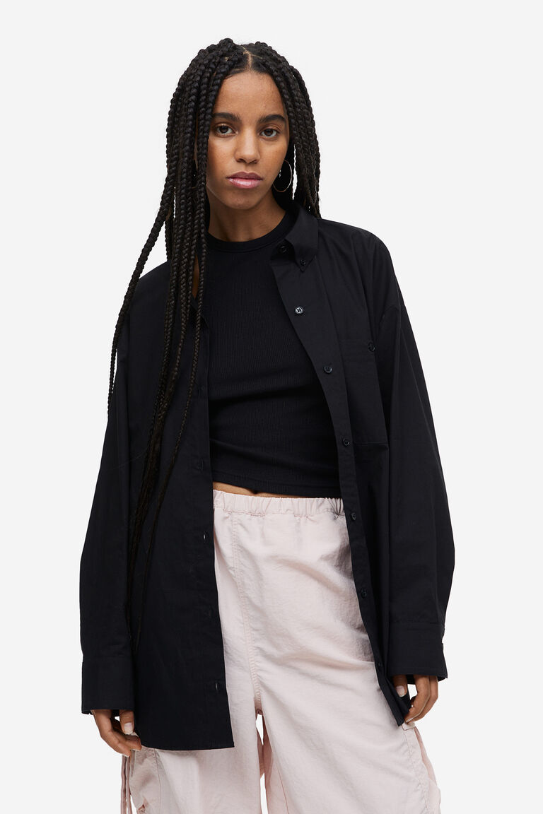 Poplin Oversize Shirt