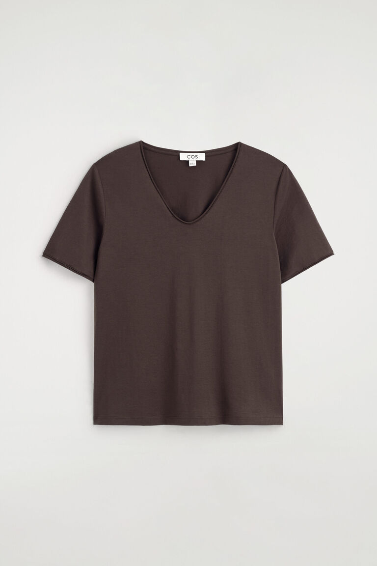 U-NECK LIGHTWEIGHT COTTON T-SHIRT