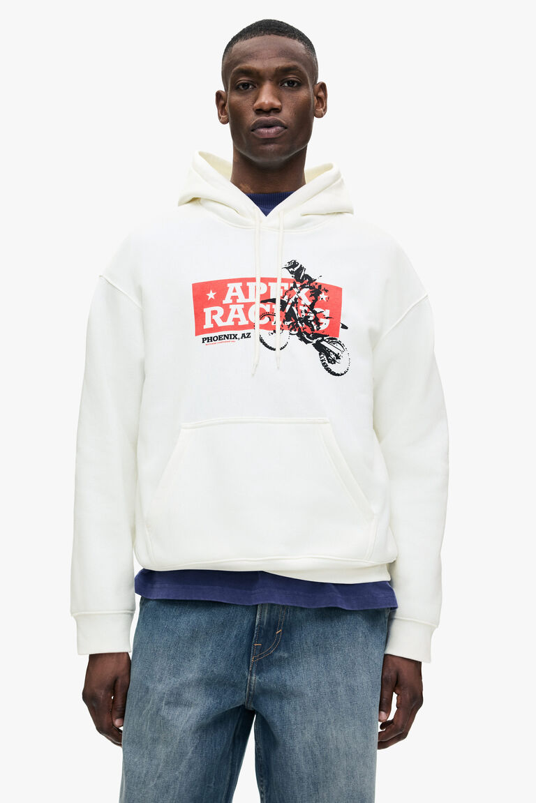 新品】 Heritage Hoodie M Loose Fit Printed hoodie