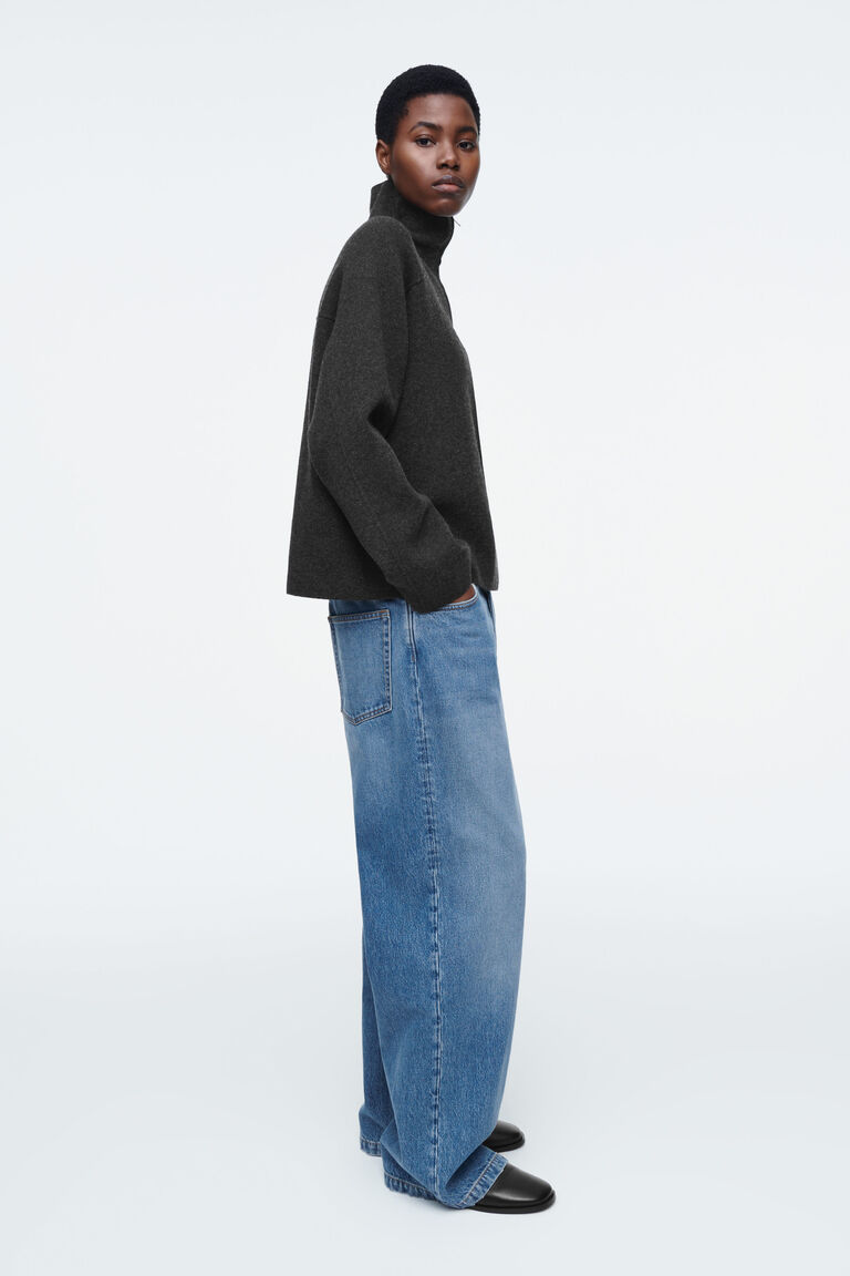 【THE MOZZ】[Premium] Pine Wool Whole Garment Hood Long OP PRO Trail SubZ Padded Hood W | White | Craft Sportswear