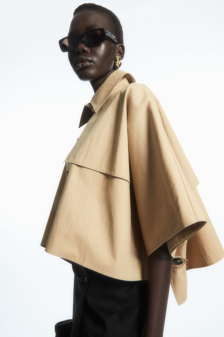 HYBRID TRENCH COAT CAPE