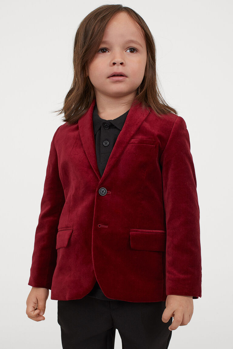 Cotton velvet jacket