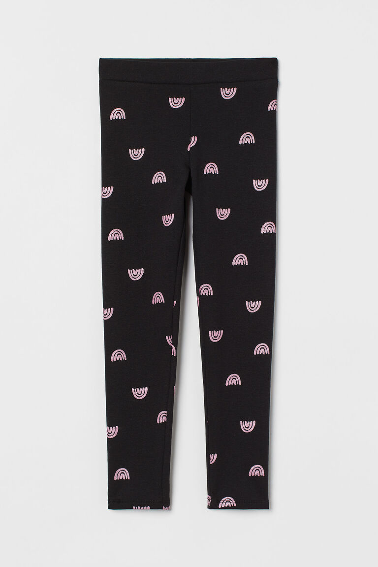 Leggings with brushed inside