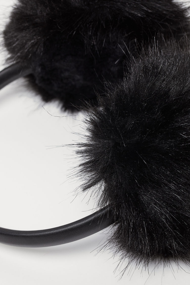Faux fur earmuffs
