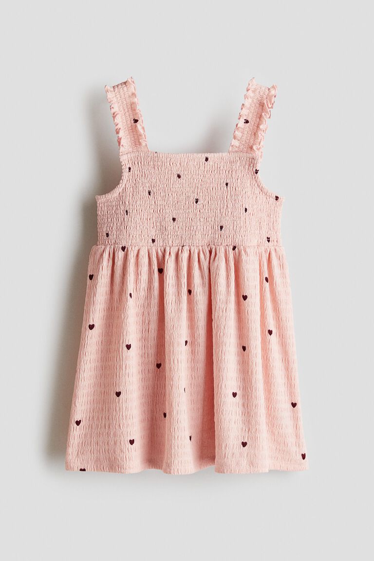 Textured jersey dress