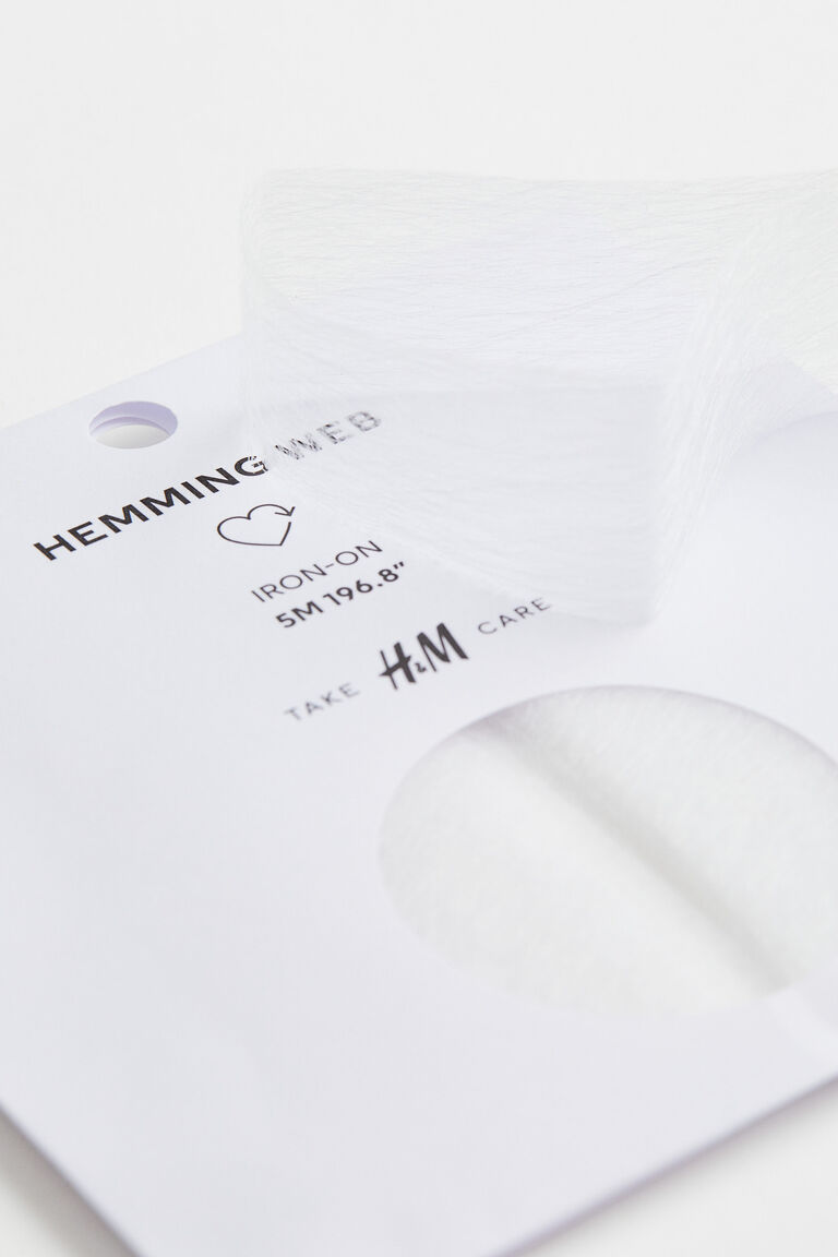 Ironon hemming web
