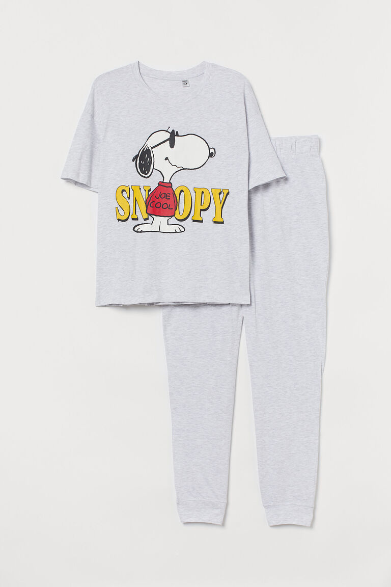 H&M+ Cotton jersey pyjamas