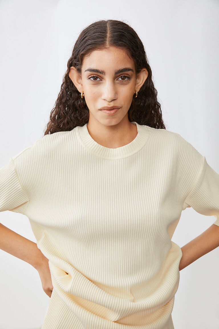 H&m ribbed t shirt Clearance