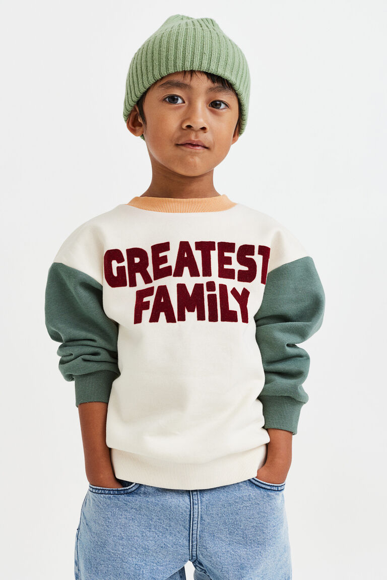 Oversized print sweatshirt Clearance