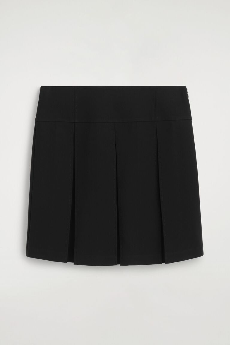 PLEATED MINI SKIRT