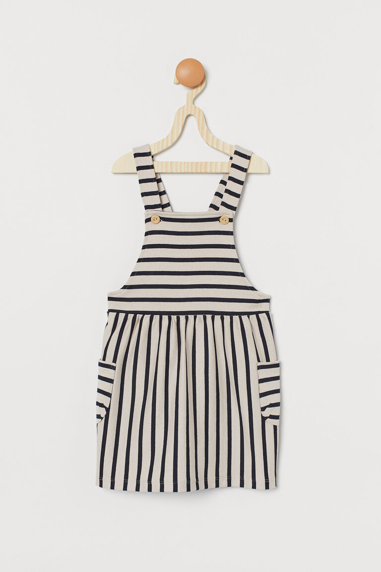 Cotton dungaree dress