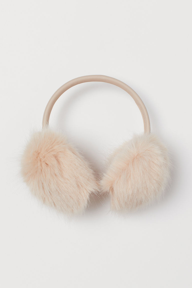Faux fur earmuffs