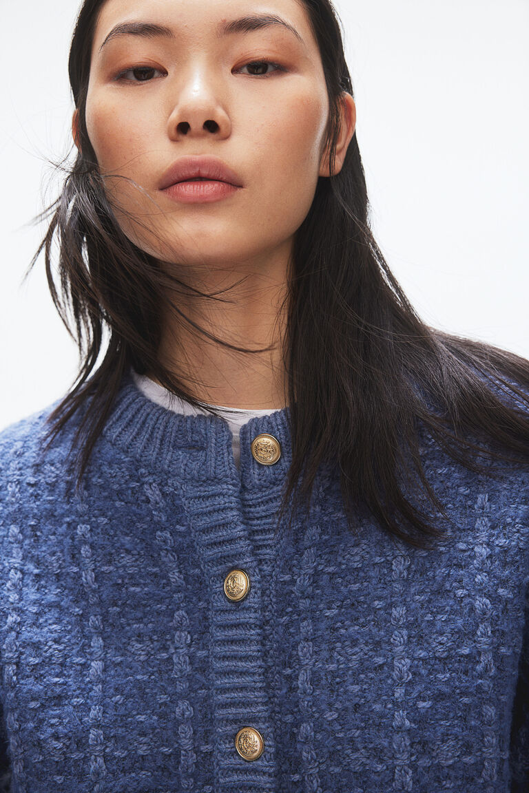 【新品未使用】TIM LEHI KNIT JACQUARD CARDIGAN TIM LEHI / JACQUARD CARDIGAN ( TYPE-1 )