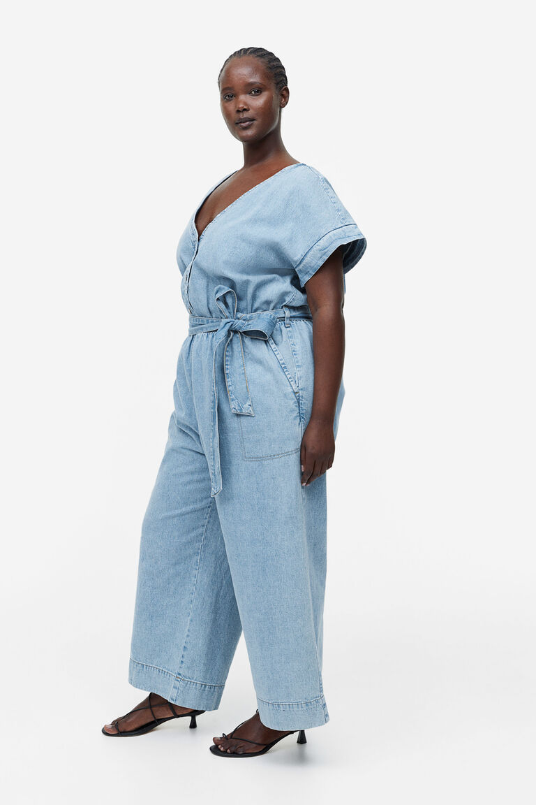 H&M+ Denim jumpsuit