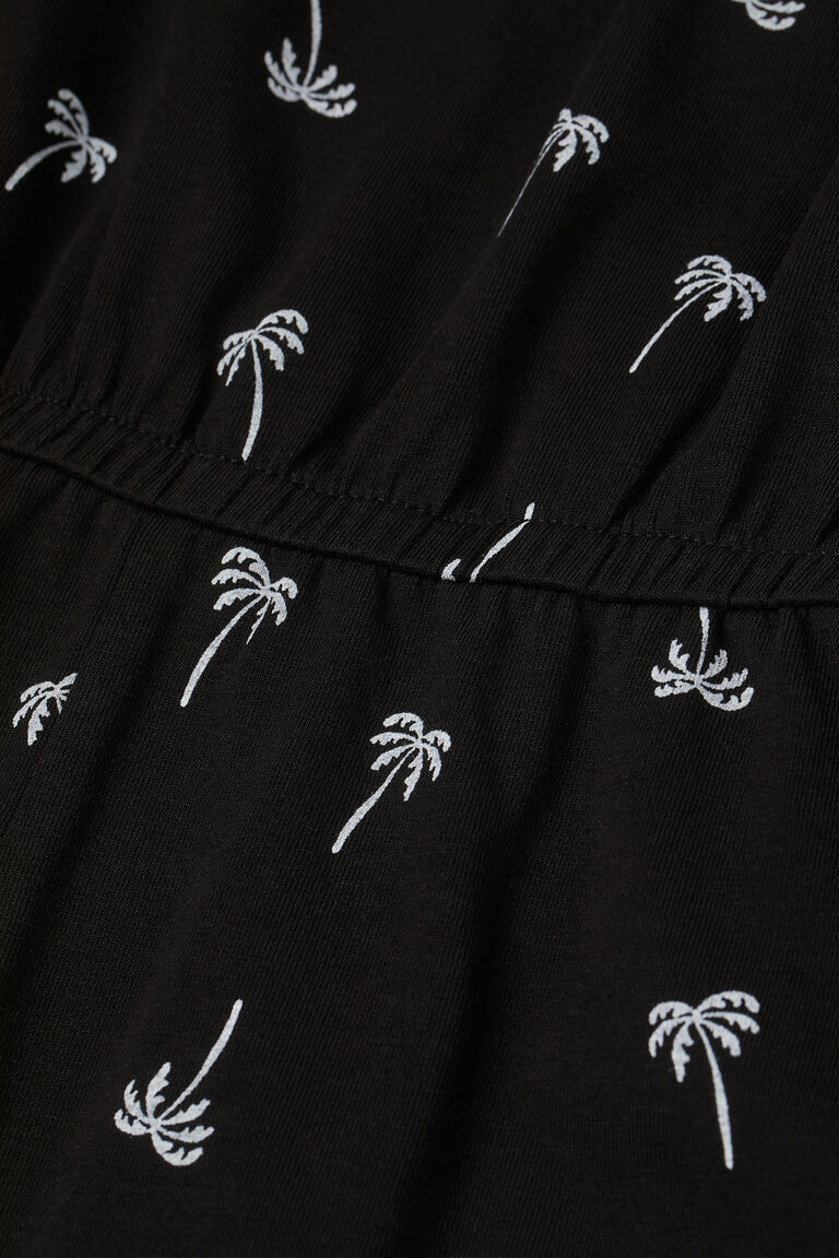 Cotton jersey playsuit