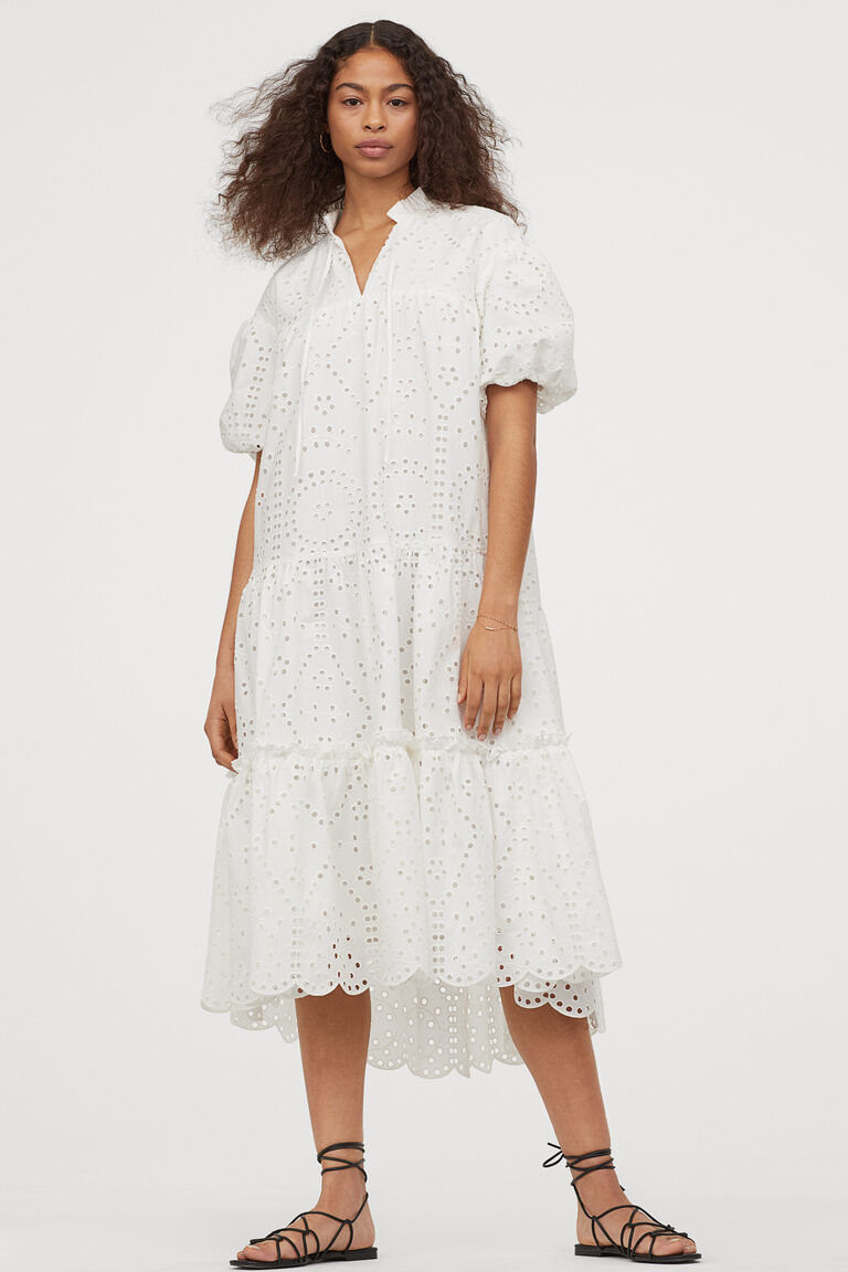 H&m flared cotton dress Clearance