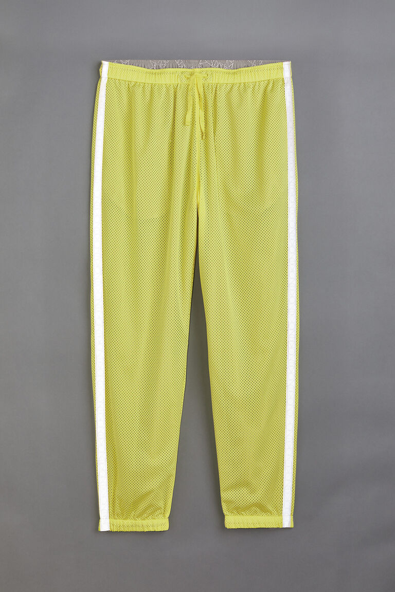 Reversible track pants