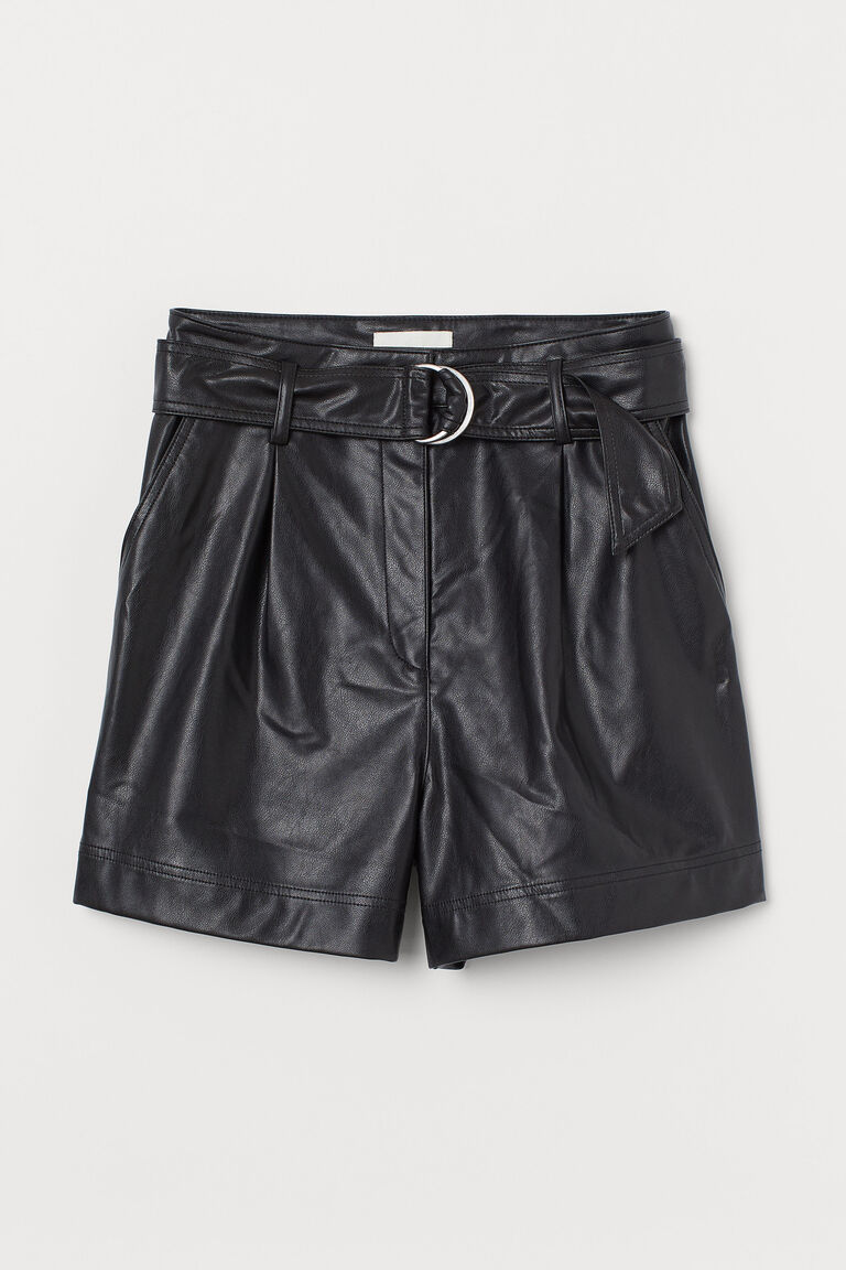 faix leather shorts