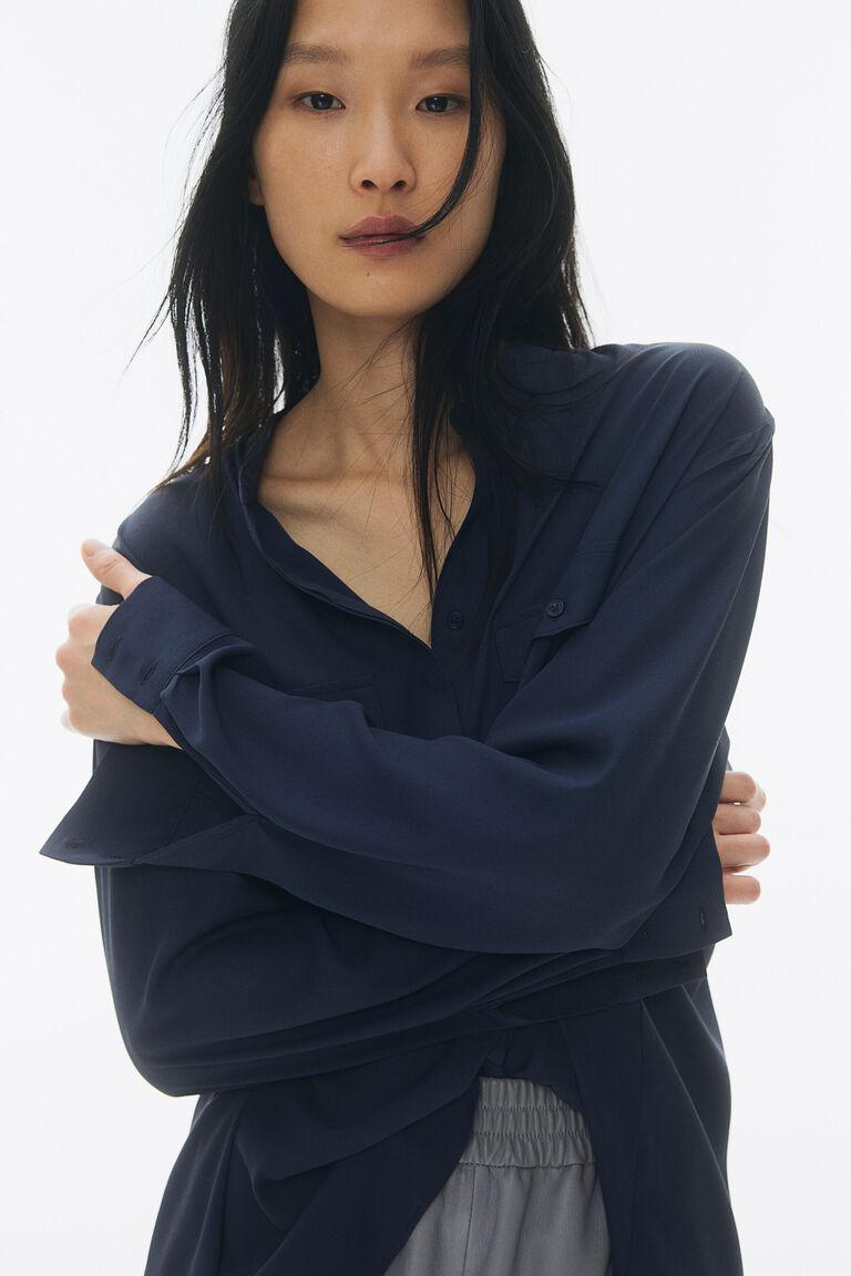 Sexy Daily Solid Bandage POLO Collar Blouses(5 Colors)
