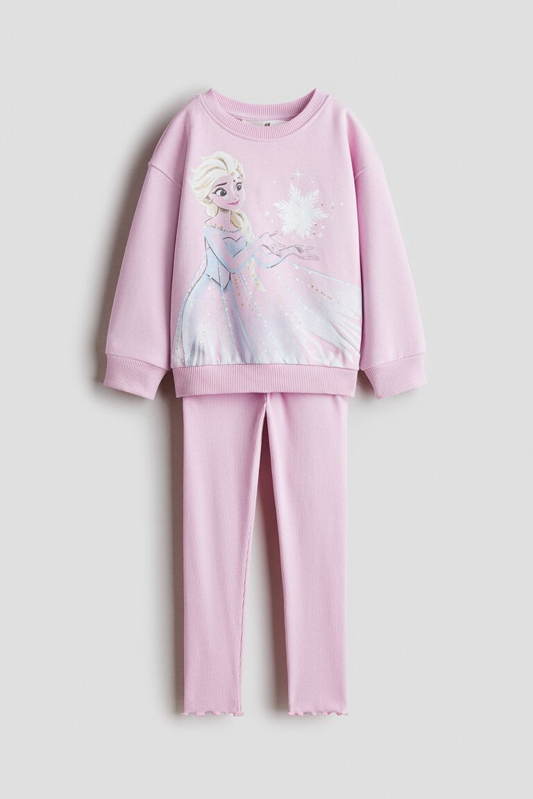 2-piece top and leggings set