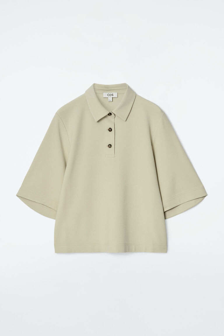 BOXY POLO SHIRT