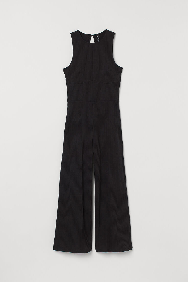 Ribbed jersey jumpsuit