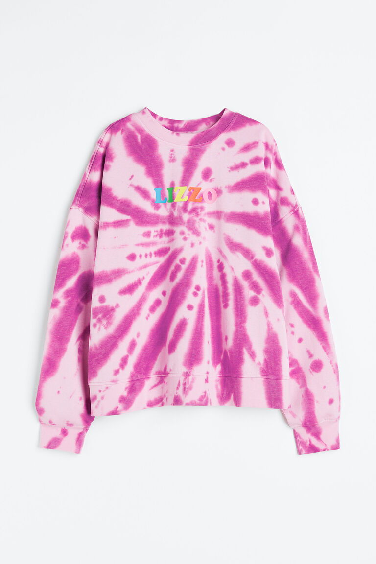 Oversized printed sweatshirt